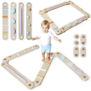 Suur puidust sensoorne rada - tasakaalurada - 9 elementi