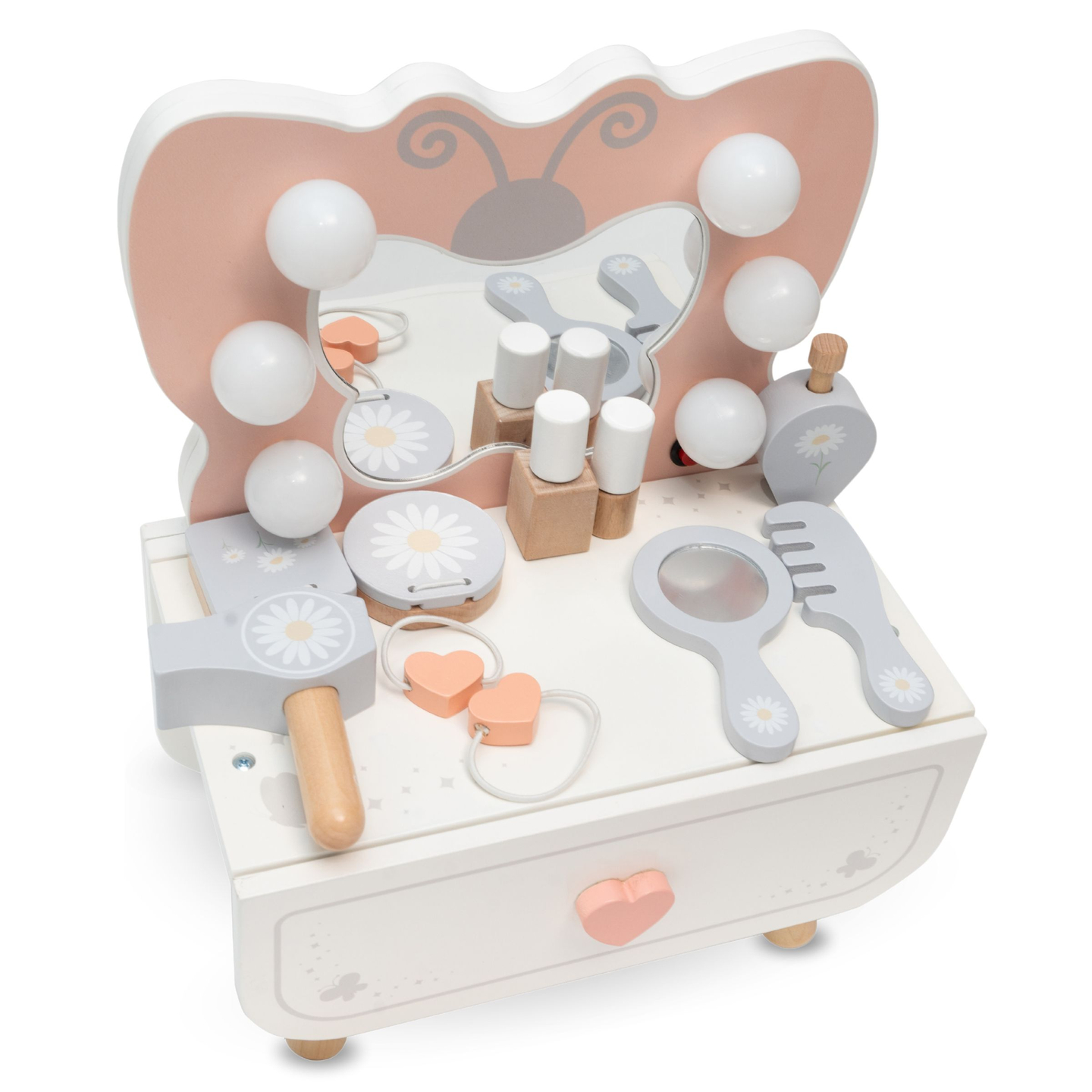 Puidust minikabiin LED-valgustusega - Butterfly