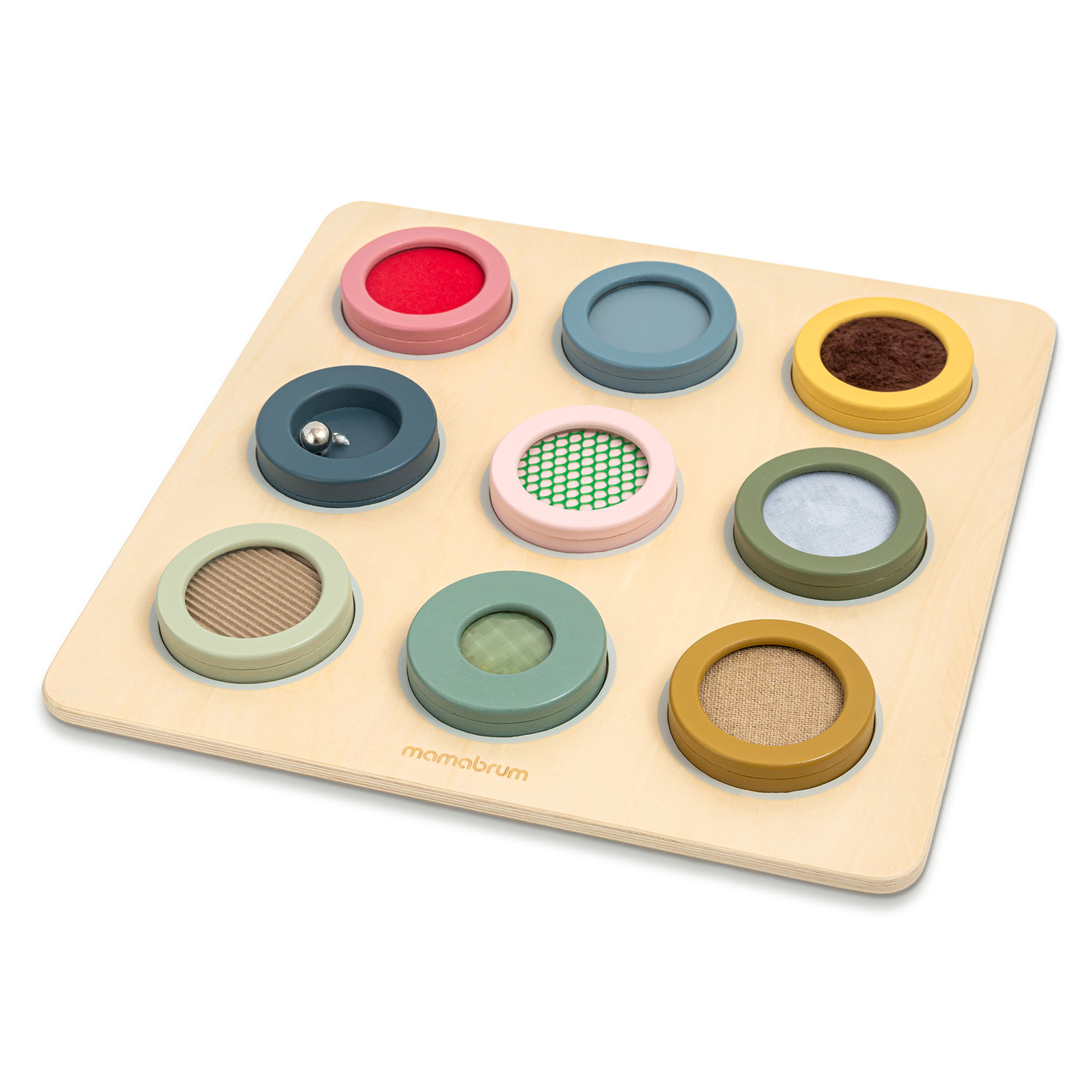 Puidust Montessori sensoorne tahvel – 9 tekstuuri kompimismeele avastamiseks ja arendamiseks