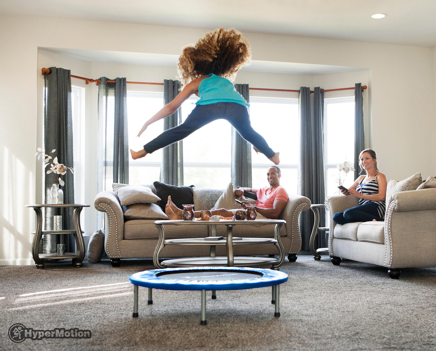 Mini batuut lastele ja täiskasvanutele - kuni 50kg - 91cm - koju ja aeda