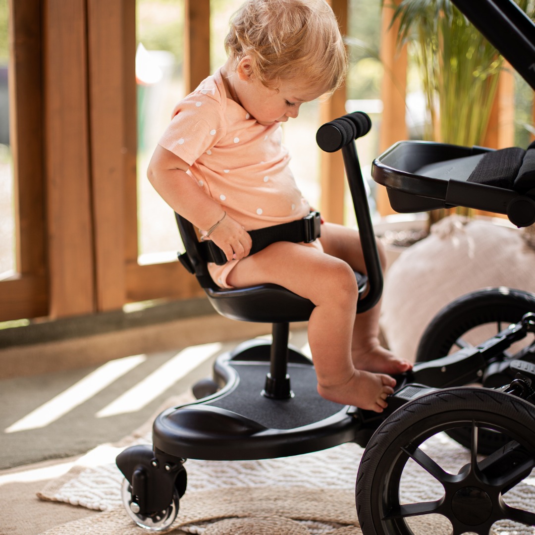 MR BUGGY ratastooli pikendus koos istmega - LED rattad