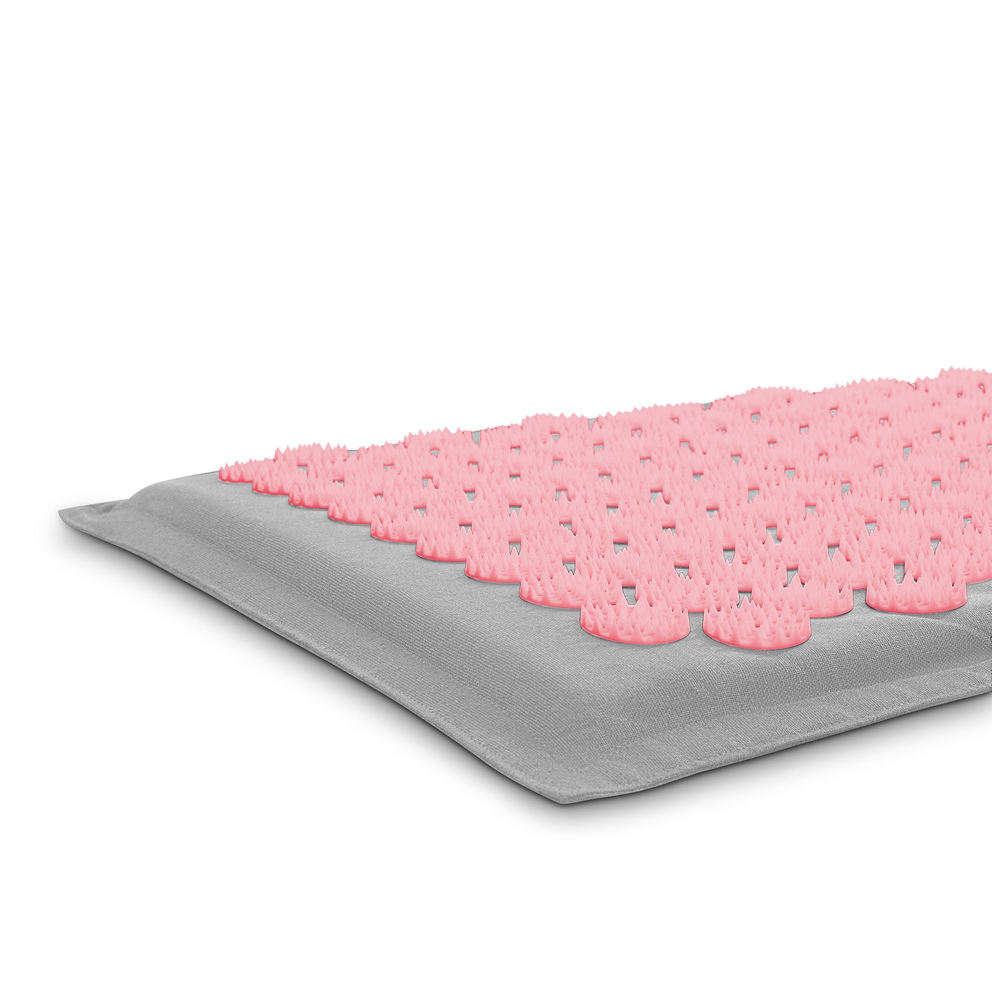 Öko-linane nõelravimatt kookoskiudude ja tatrapadjaga – 68 cm HyperMotion hall ja roosa