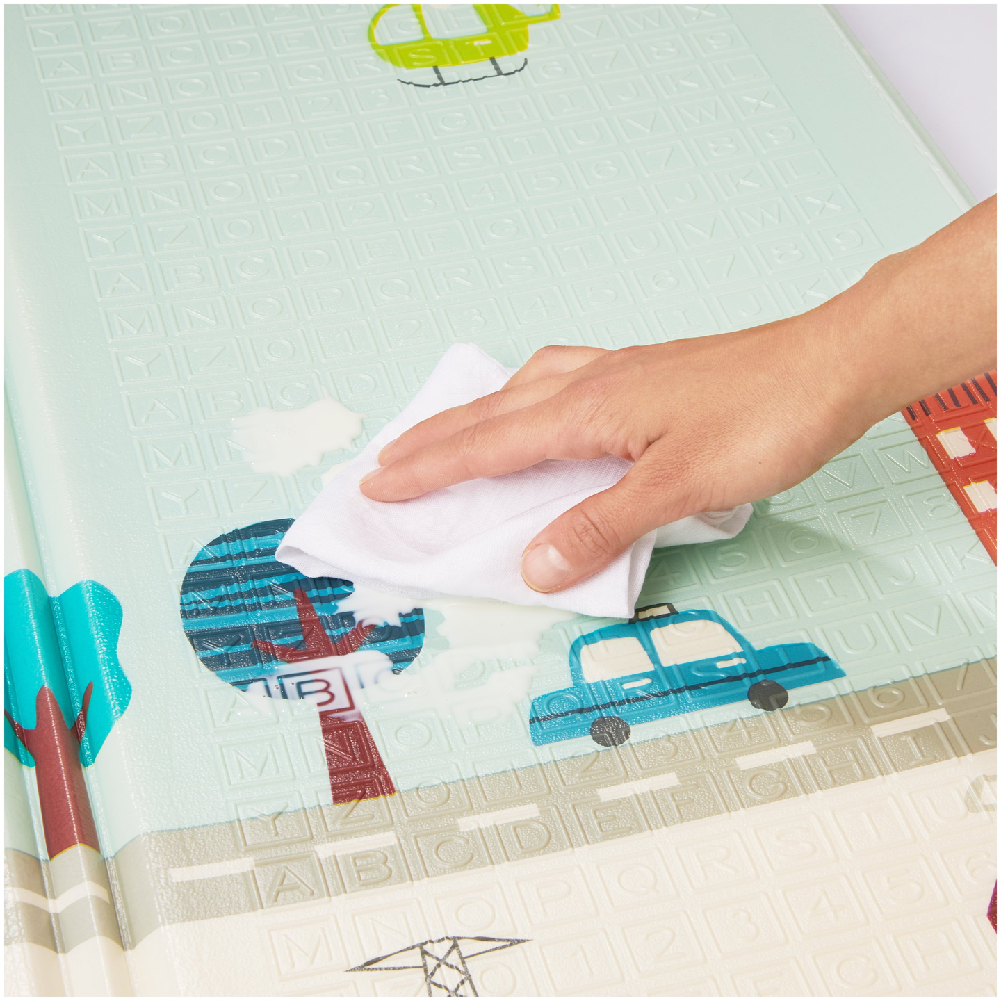 Kahepoolne vahtmatt XXL - kokkupandav 1 CM (mägede ja maantee)