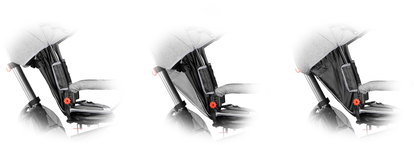 Tobi Velar kolmerattaline jalgratas + vihmakile - hall