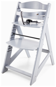 Puidust söötmistool Moby-System WOODY - halli värvi