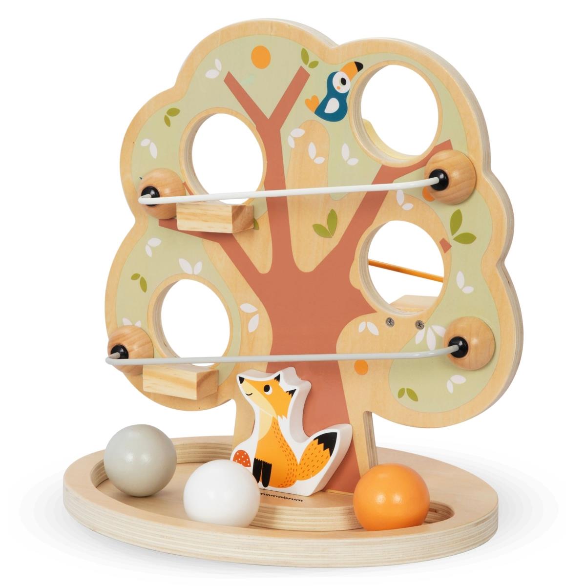 Puidust kuulidega liugrajad - roheline puu