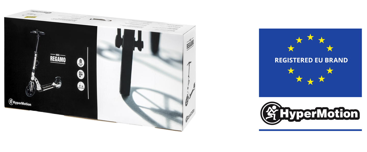 HyperMotion REGAMO täiskasvanute roller - must