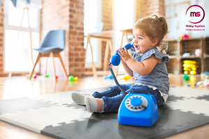 Vahtpuzzle 12tk. - õpivahtmatt 120 x 90 x 1.2cm koos servaga - hall