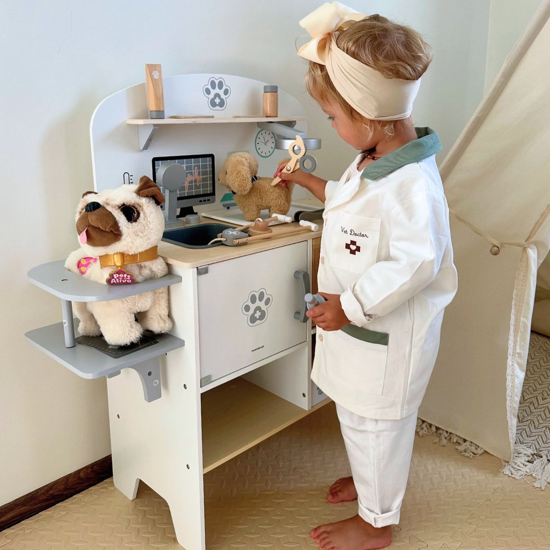 Loomahaigla - puidust komplekt