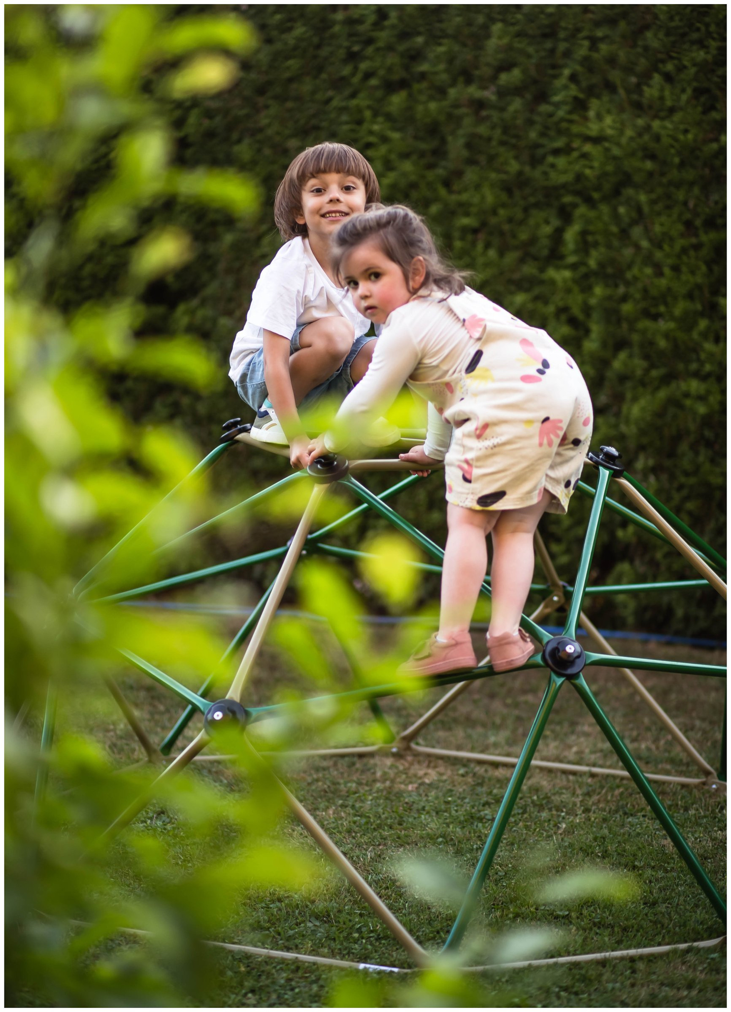 HyperMotion laste ronimiskuppel XL, geodome, aiamänguväljak, läbimõõt: 1.8m