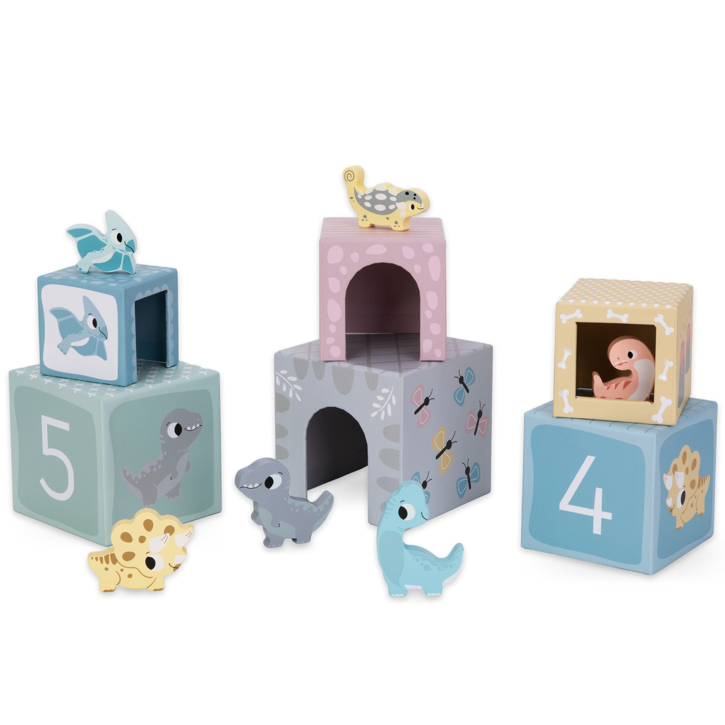 Torni sorteerija koos arvudega Dinosaurused