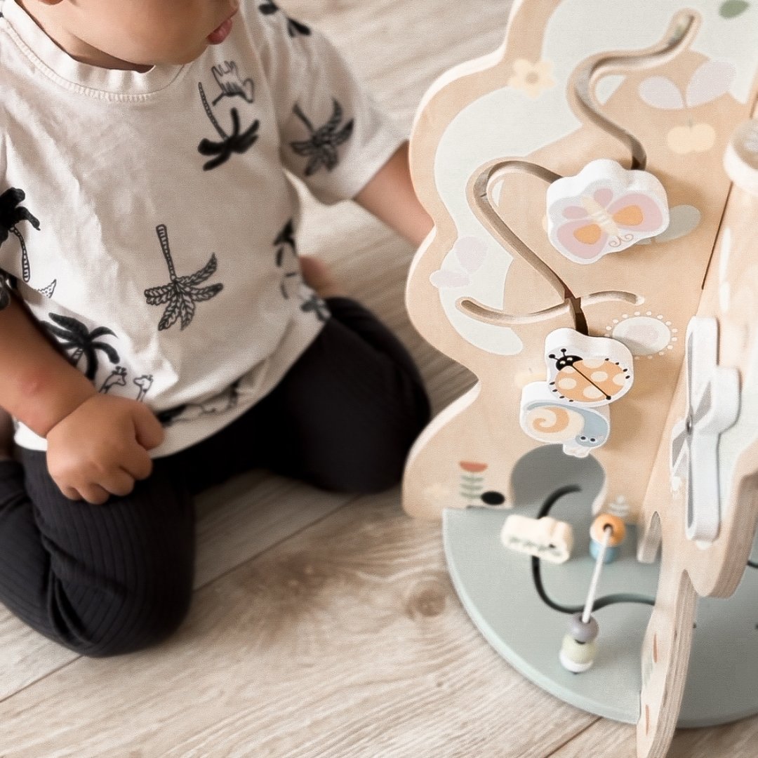 Puidust õpetlik mänguasi 10 ühes - multifunktsionaalne puu