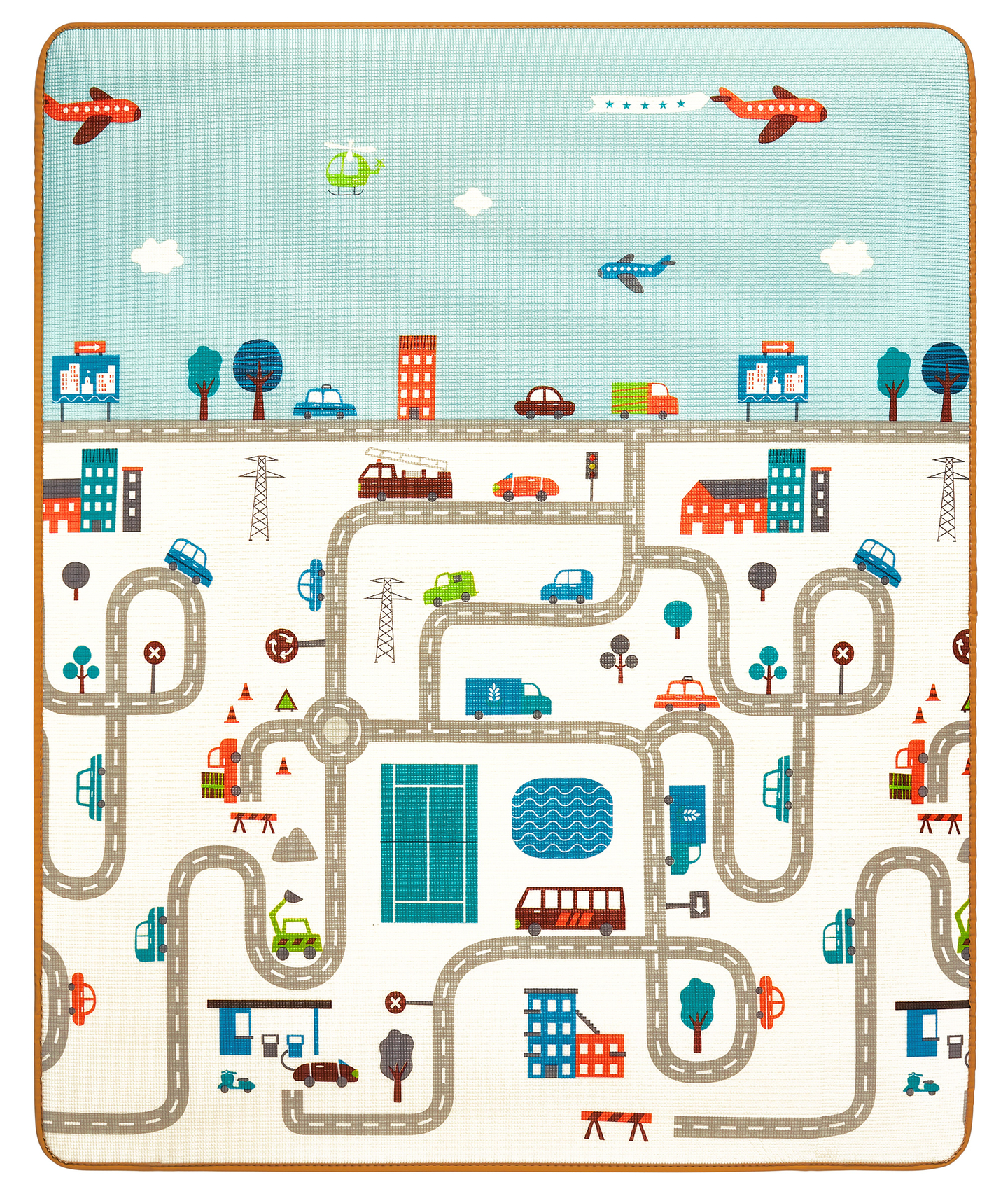 Kahepoolne vahtmatt XXL - rull 2 CM (tee ja siksakid)