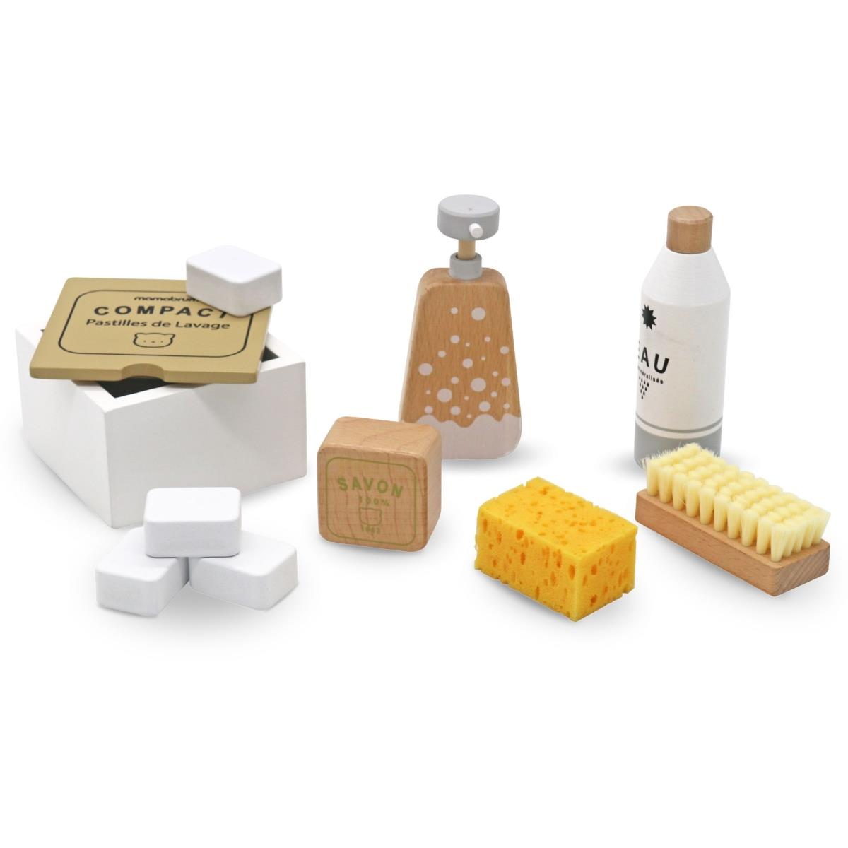 Puidust puhastuskomplekt lastele - 10 toodet