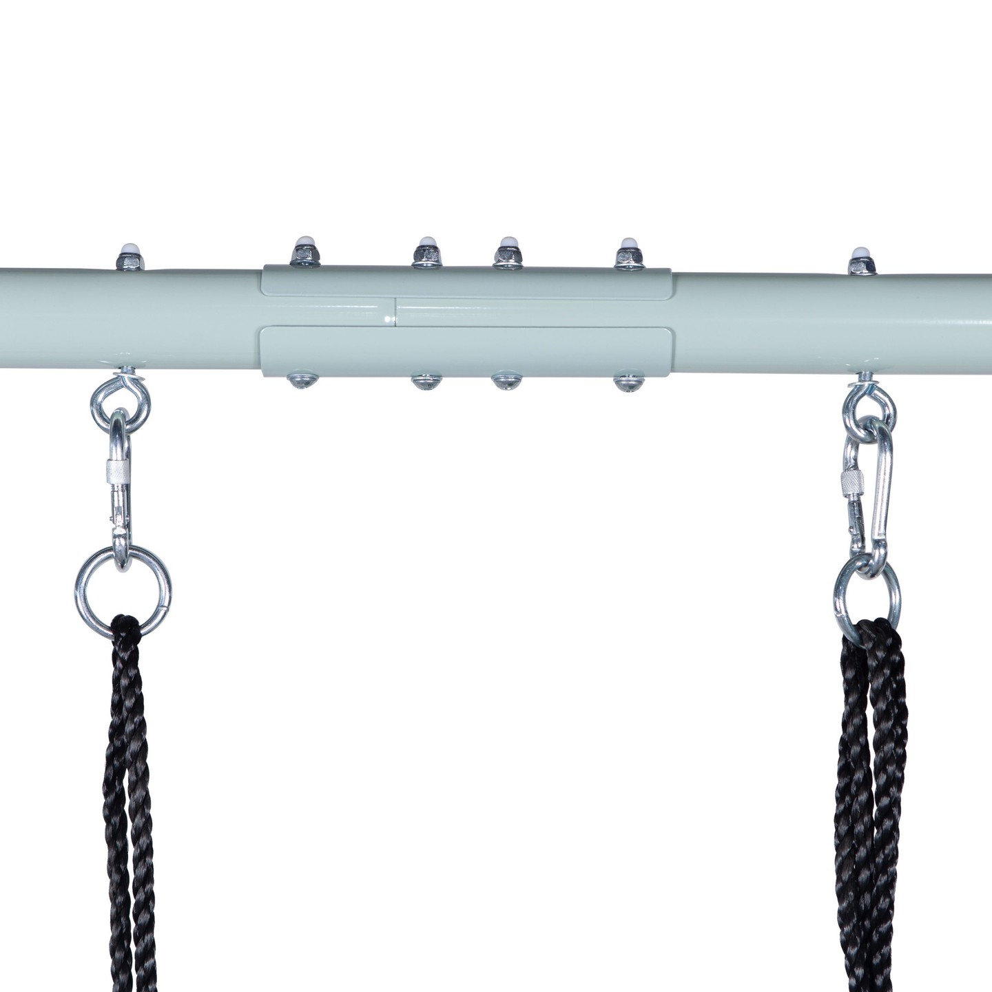 Kahekordne aiakiik raami ja trossidega - iste ja kurepesa