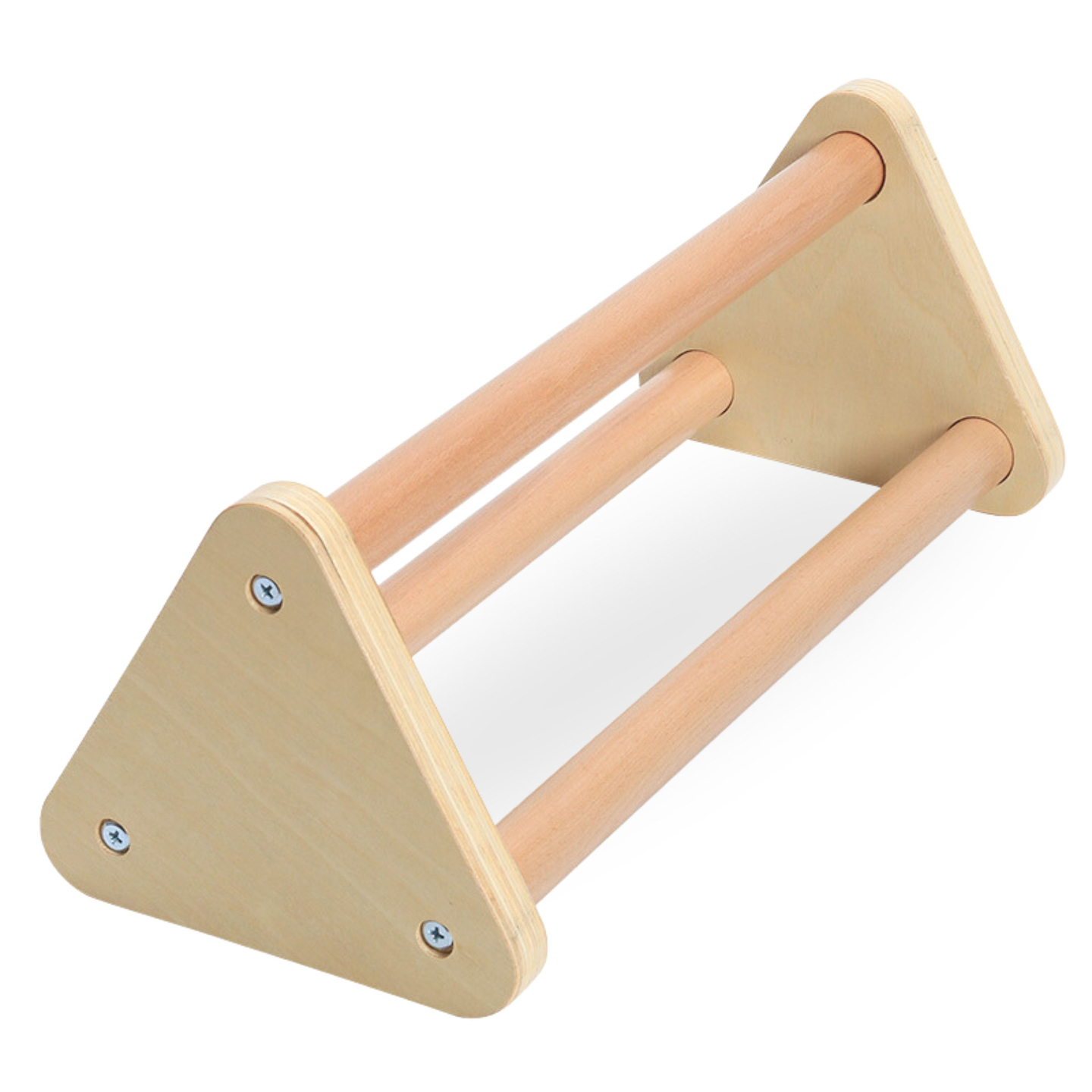 Puidust, omatehtud laste mänguväljak - redel + ronimissein + tasakaalupalk - Pikleri kolmnurk