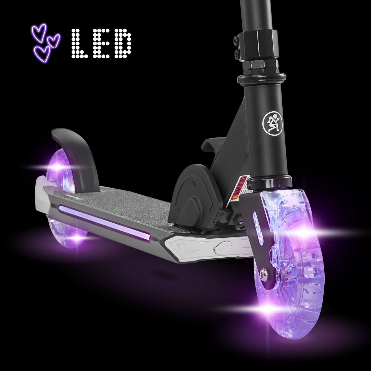 Kaherattaline LED-klapptulega roller - HyperMotion Ice Flash