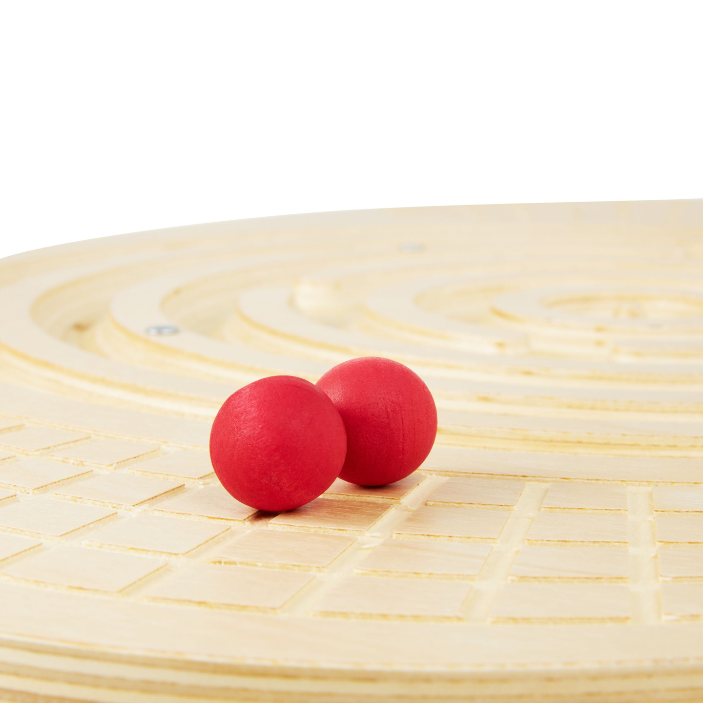 Puidust tasakaalulaud koos labürindi ja pallidega - tasakaaluvõluriga