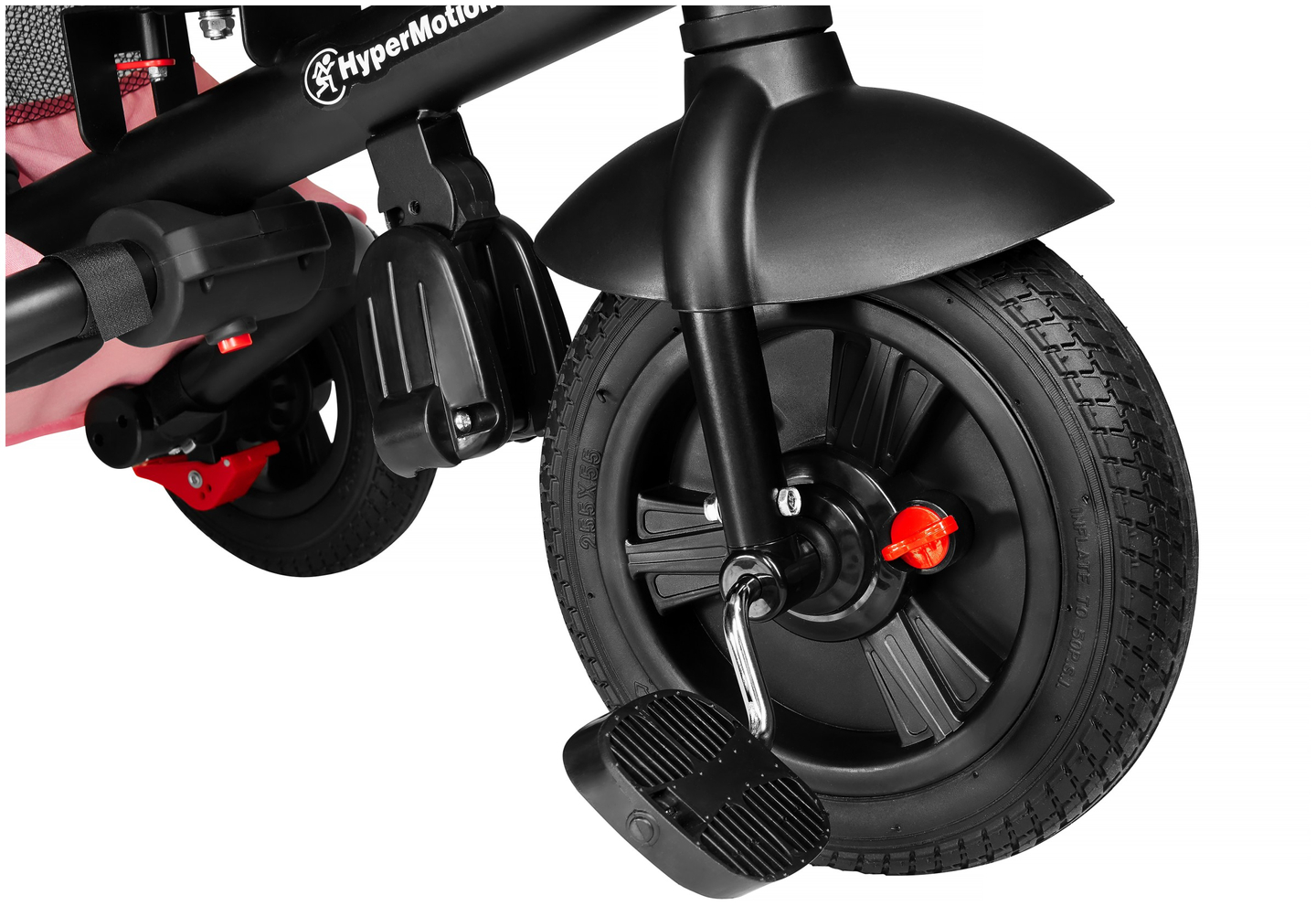 Tobi Velar kolmerattaline jalgratas + vihmafoolium - roosa