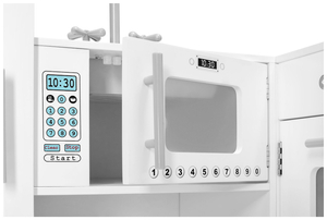 Nurgas puidust XXXL köök koos külmiku, ahju, pesumasina, esiliistu ja tarvikutega 