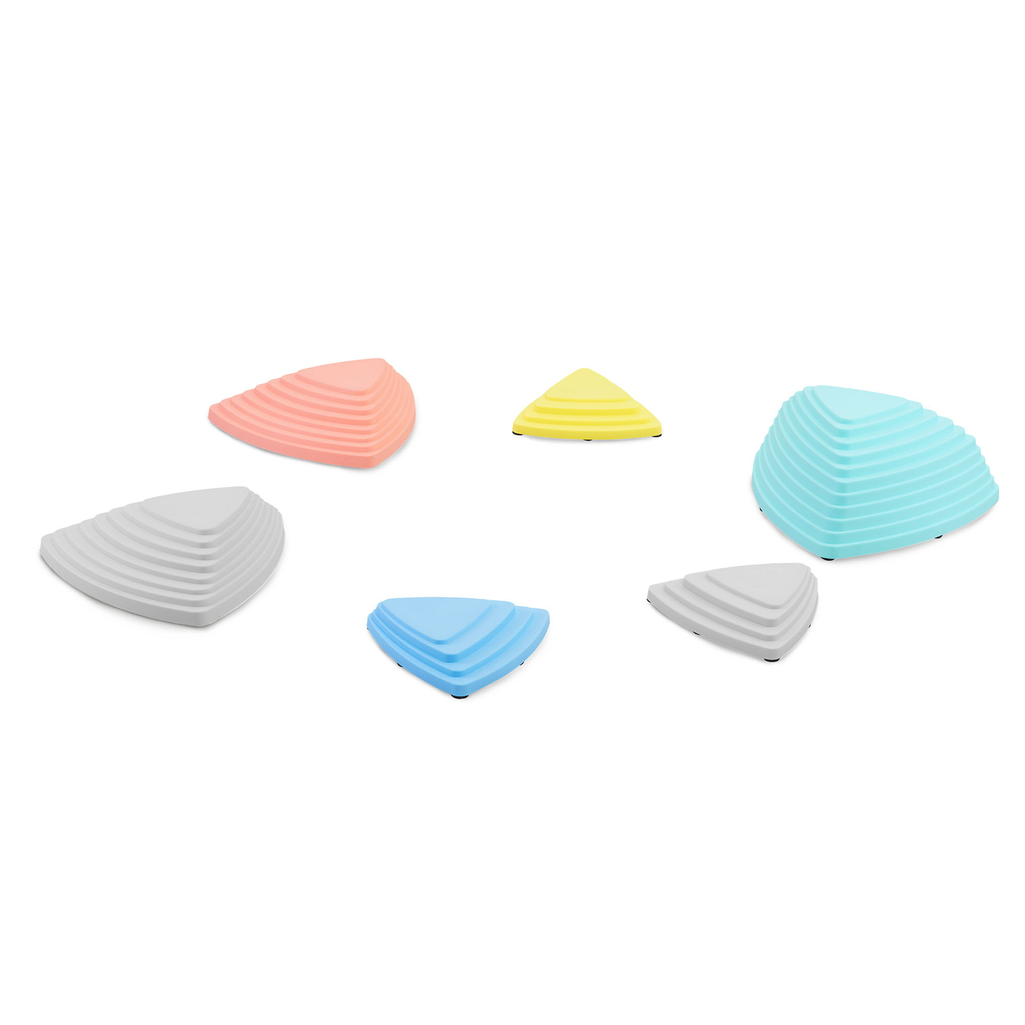 Värvilised tasakaalustuskivid - 6 tk