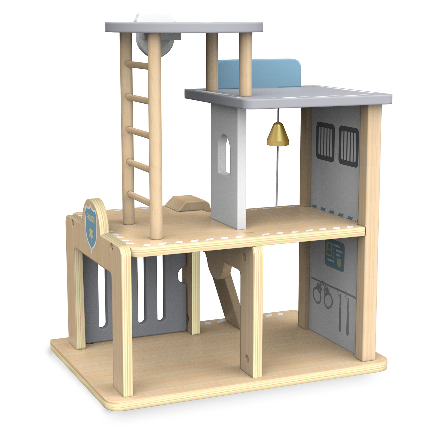 Puidust politseijaoskond koos tarvikutega