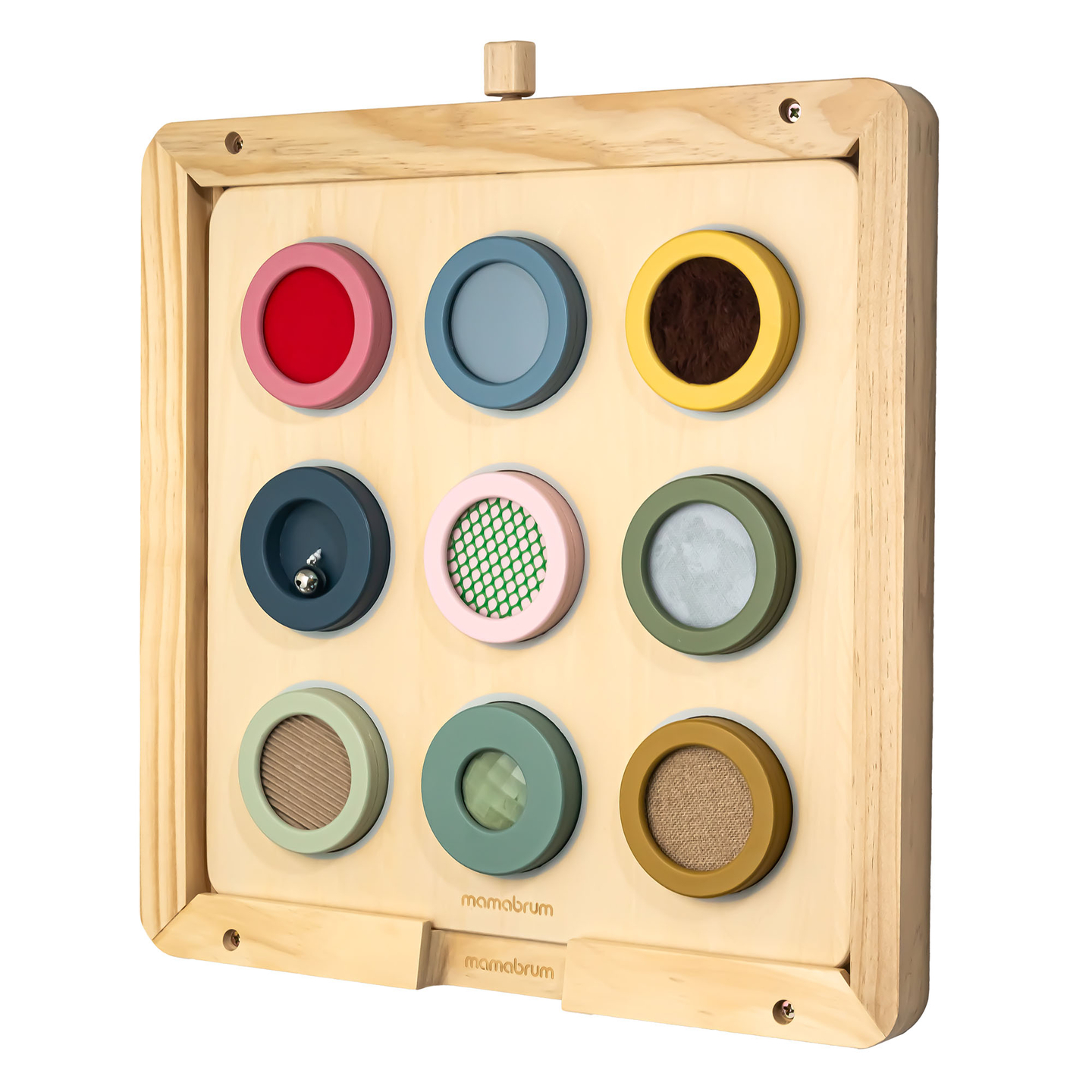 Puidust Montessori sensoorne tahvel – 9 tekstuuri kompimismeele avastamiseks ja arendamiseks