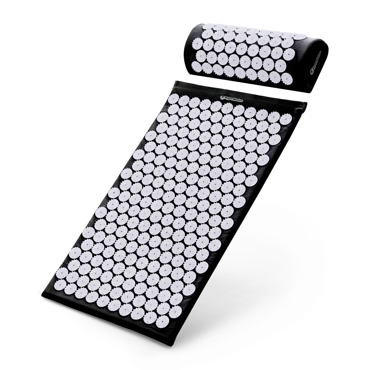 Akupressuurmatt padja ja kattega - 72 cm HyperMotion mustvalge
