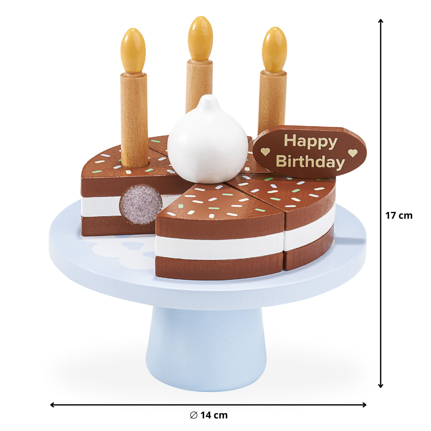 Puidust sünnipäevatort lõikamiseks