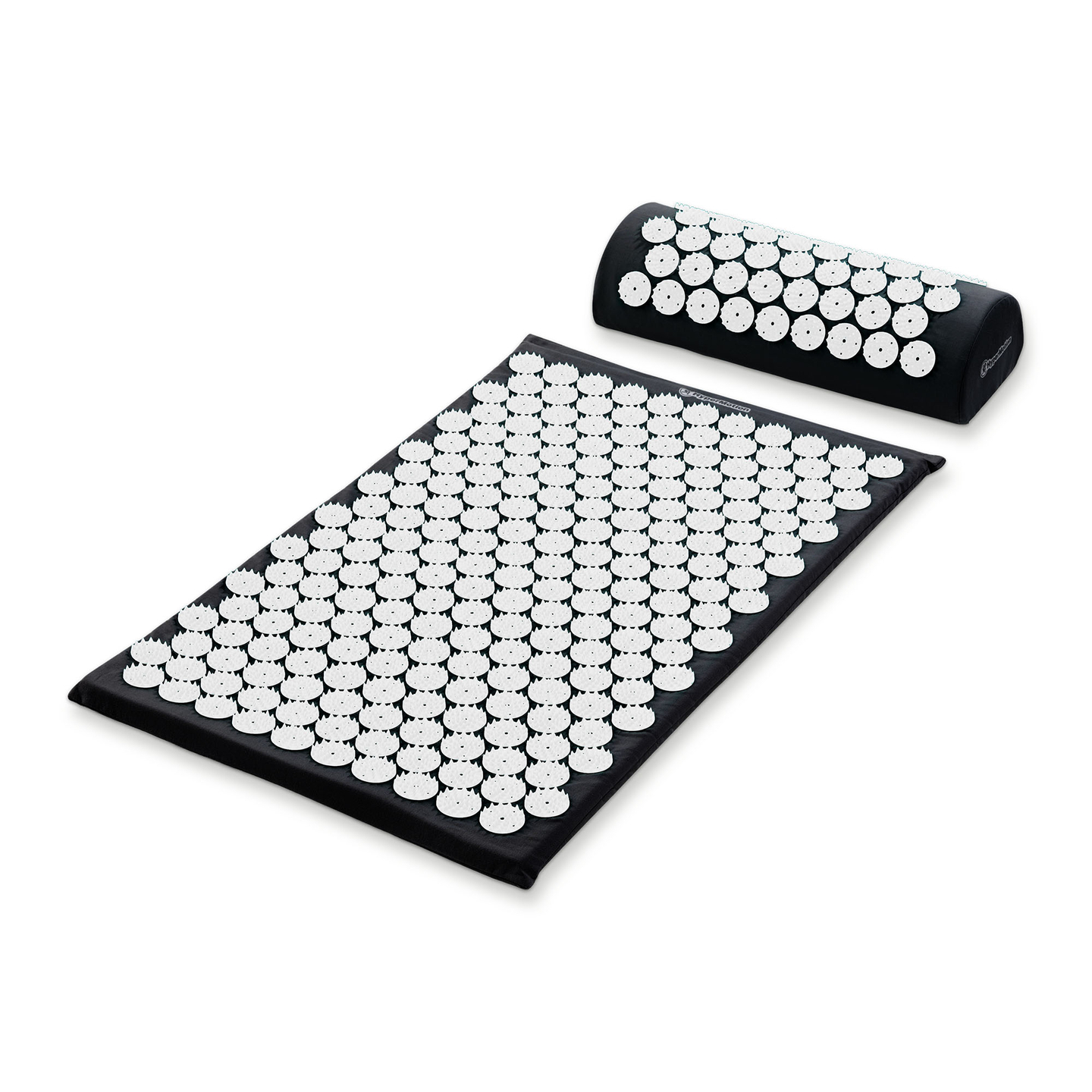 Akupressuurmatt padja ja kattega - 72 cm HyperMotion mustvalge