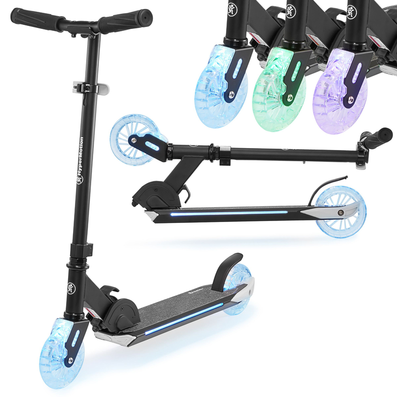 Kaherattaline LED-klapptulega roller - HyperMotion Ice Flash