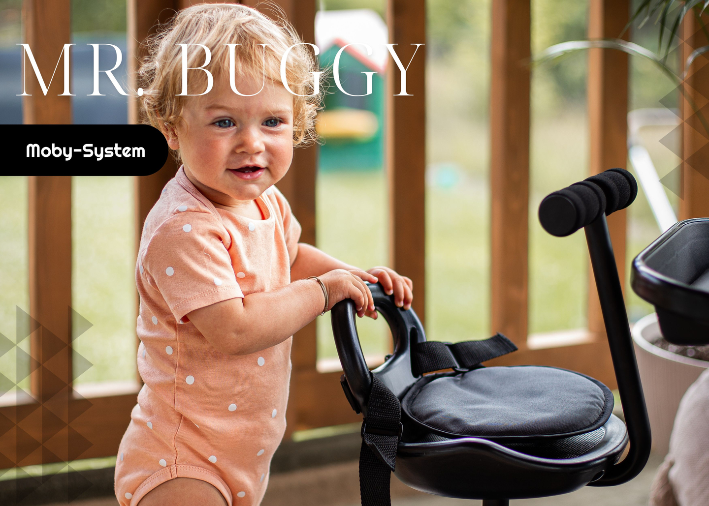 MR BUGGY ratastooli pikendus koos istmega - LED rattad