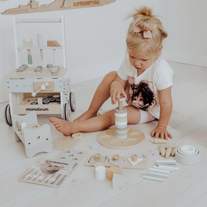 Montessori õppekast väikelastele - 6 mänguasja