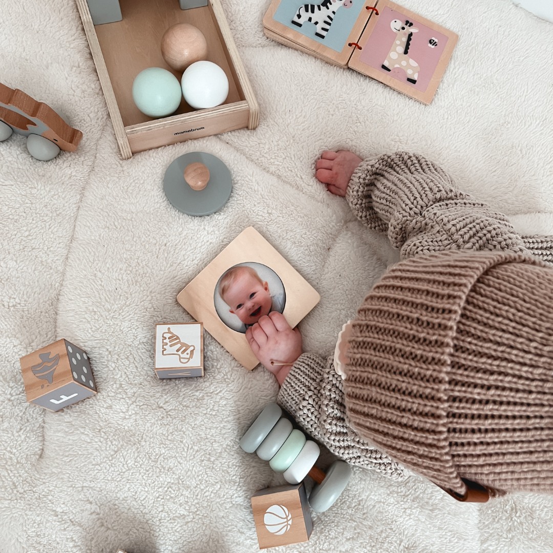 Montessori kasvatuskarp beebidele - 6 mänguasja