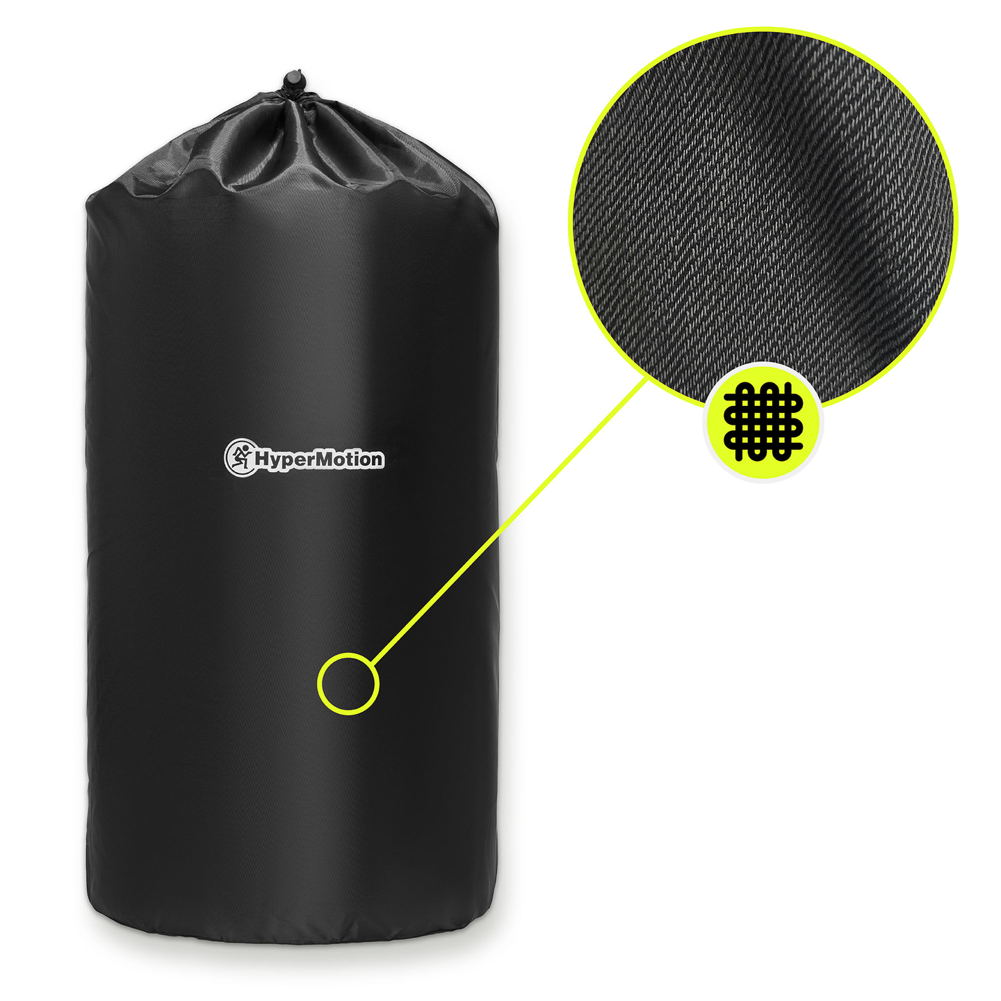 Akupressuurmatt padja ja kattega - 72 cm HyperMotion hall-münt