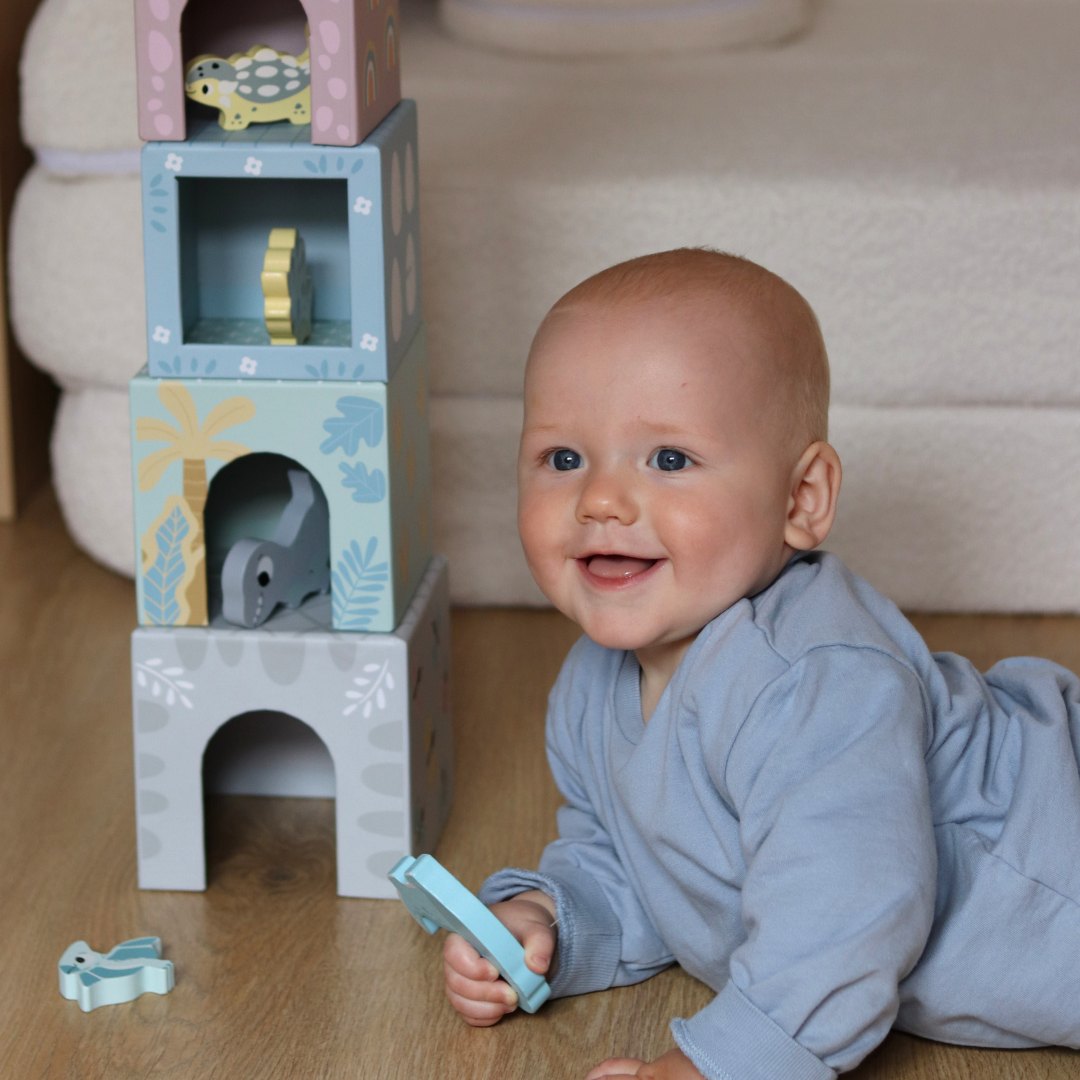 Torni sorteerija koos arvudega Dinosaurused