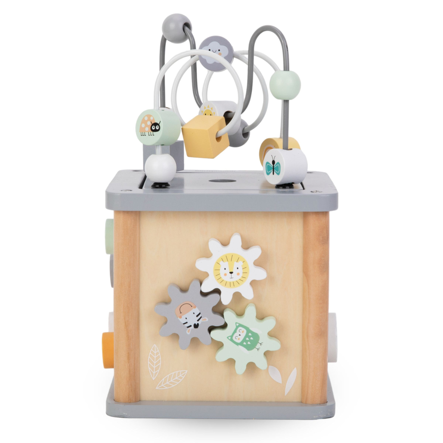 Montessori puust hariduslik kuubik - motoriline silmus