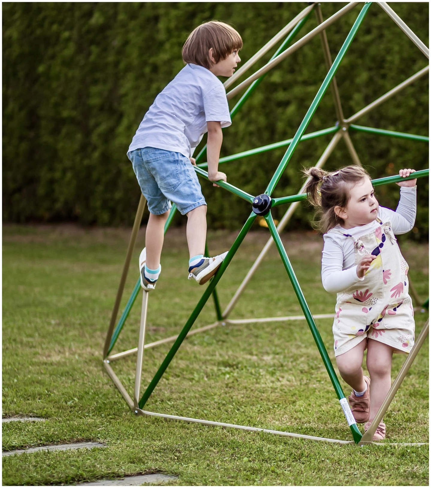 HyperMotion laste ronimiskuppel XXL, geodome, aiamänguväljak, läbimõõt: 3 m