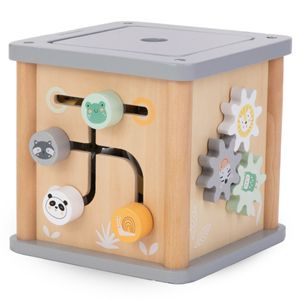 Montessori puust hariduslik kuubik - motoriline silmus