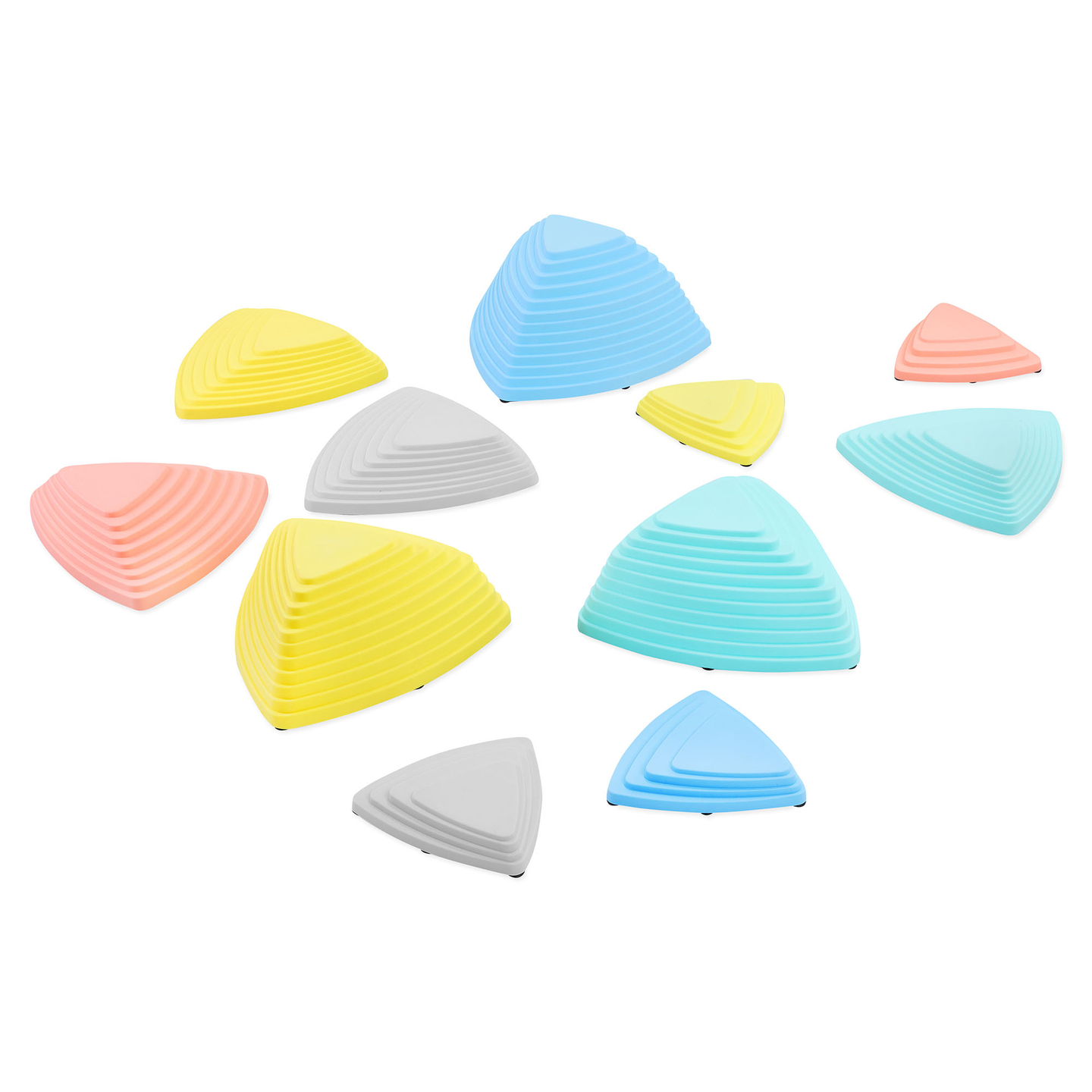 Värvilised tasakaalustuskivid - 11 tükki