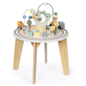 Puidust ümmargune õppelaud magnetrongi ja helmeheitjaga