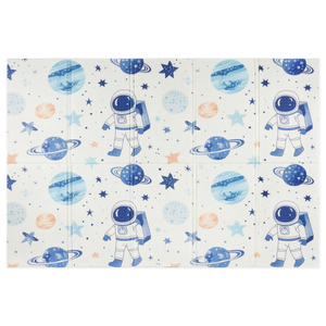 Kahepoolne kokkupandav vahtplastist matt 180 x 120 x 1cm - Kosmos/geomeetrilised kolmnurgad