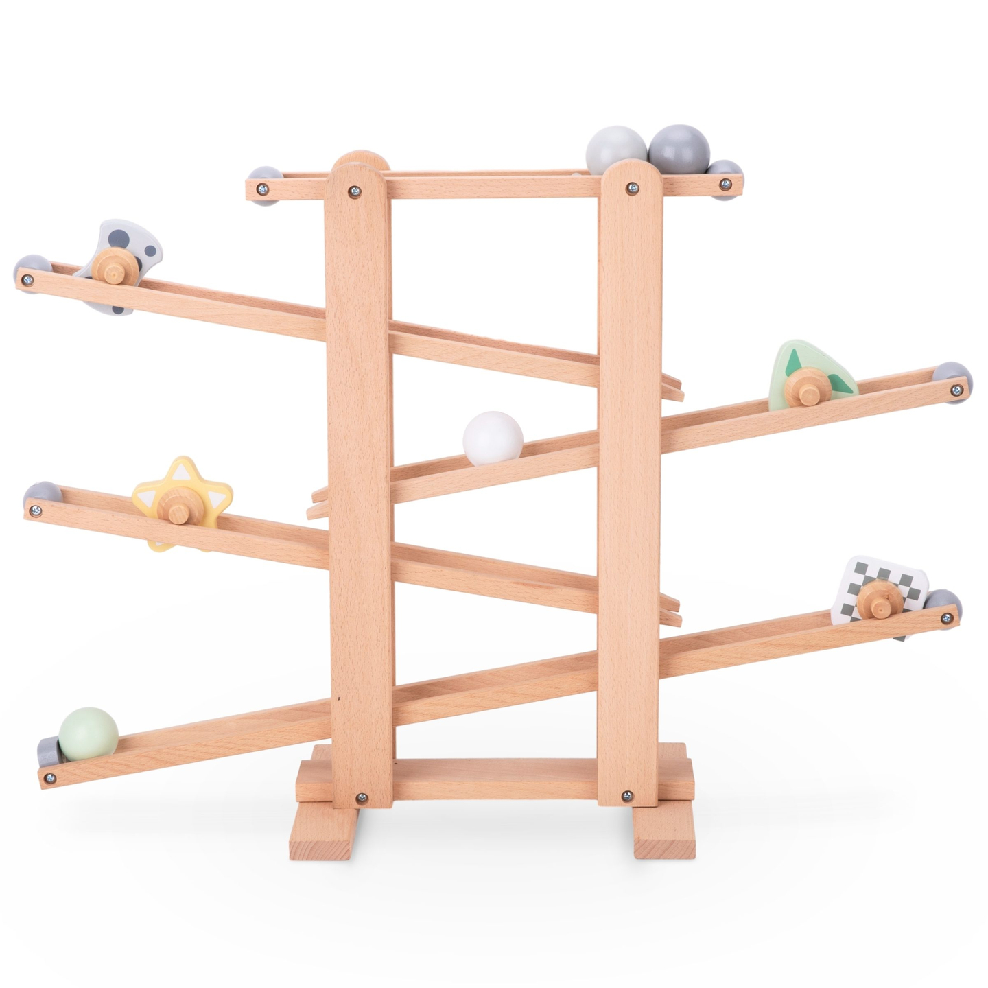 Suur puust ummiktee - liumägi pöörlevate elementidega